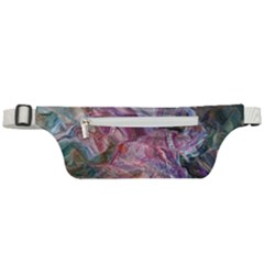 Blended Waves Active Waist Bag by kaleidomarblingart