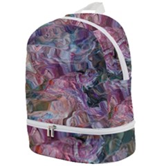 Blended Waves Zip Bottom Backpack by kaleidomarblingart