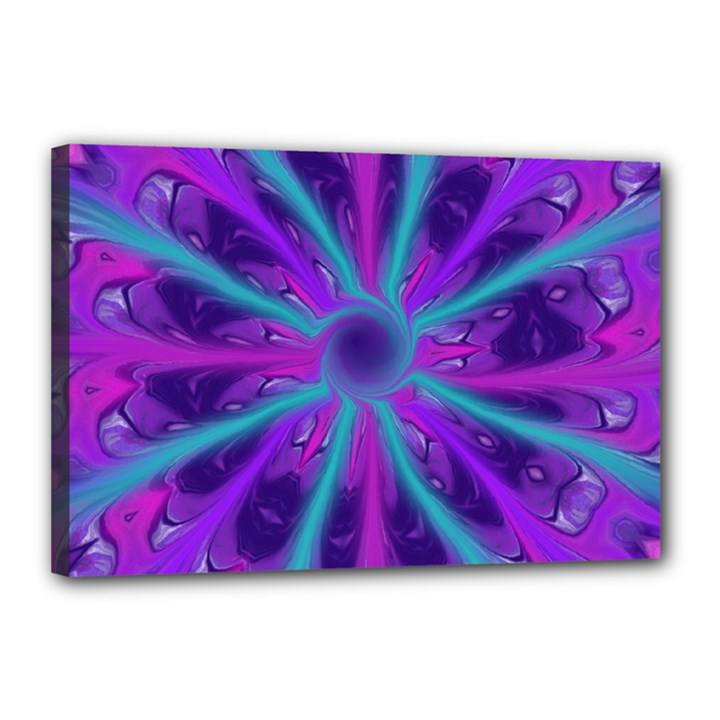 Wallpaper Tie Dye Pattern Canvas 18  x 12  (Stretched)