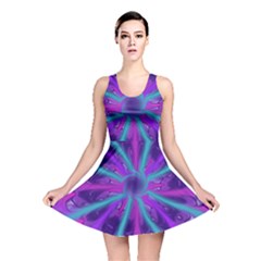 Wallpaper Tie Dye Pattern Reversible Skater Dress by Ravend