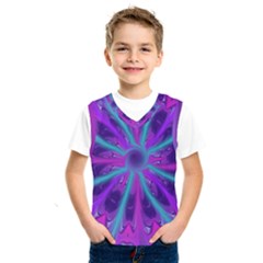 Wallpaper Tie Dye Pattern Kids  Basketball Tank Top by Ravend