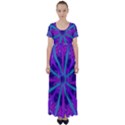 Wallpaper Tie Dye Pattern High Waist Short Sleeve Maxi Dress View1