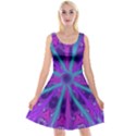 Wallpaper Tie Dye Pattern Reversible Velvet Sleeveless Dress View1