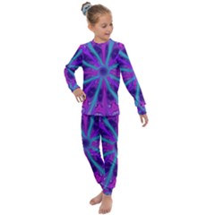 Wallpaper Tie Dye Pattern Kids  Long Sleeve Set  by Ravend