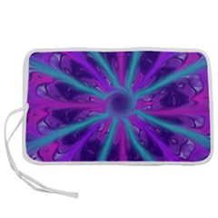 Wallpaper Tie Dye Pattern Pen Storage Case (l) by Ravend