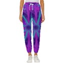 Wallpaper Tie Dye Pattern Women s Cropped Drawstring Pants View1