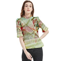 Dscf3247 Frill Neck Blouse