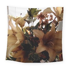 Lilies-1-1 Square Tapestry (large)