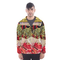 Collage Men s Hooded Windbreaker