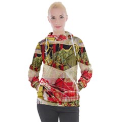 Collage Women s Hooded Pullover