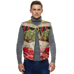 Collage Men s Button Up Puffer Vest	