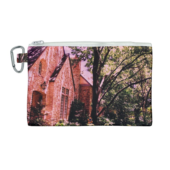 Hot Day In  Dallas-6 Canvas Cosmetic Bag (Large)