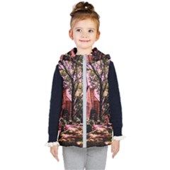 Hot Day In  Dallas-6 Kids  Hooded Puffer Vest