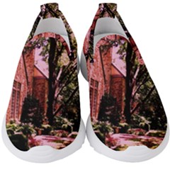 Hot Day In  Dallas-6 Kids  Slip On Sneakers by bestdesignintheworld