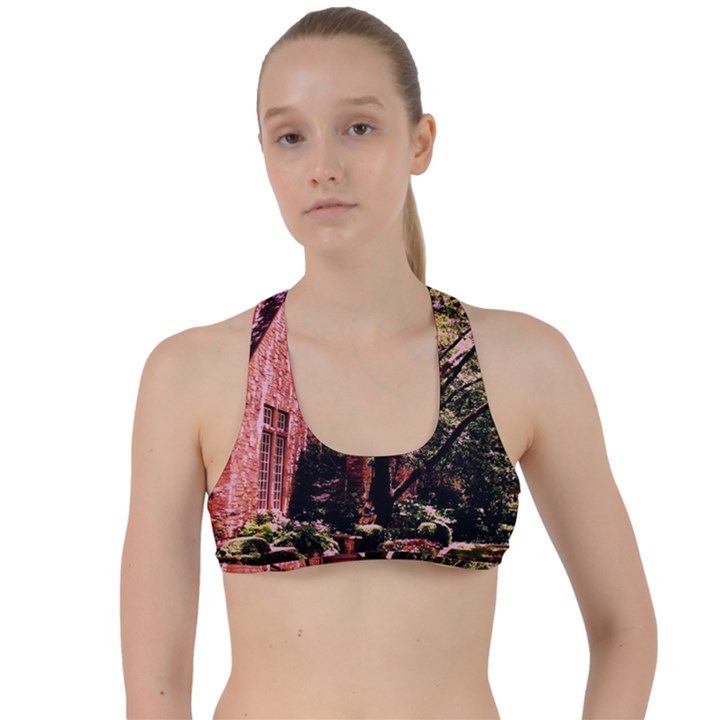 Hot Day In  Dallas-6 Criss Cross Racerback Sports Bra