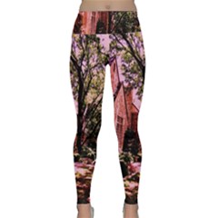 Hot Day In  Dallas-6 Lightweight Velour Classic Yoga Leggings by bestdesignintheworld