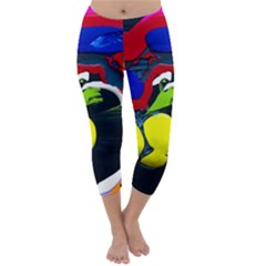 Japan Is So Close-1-1 Capri Winter Leggings 