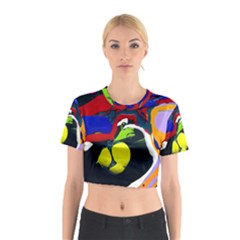 Japan Is So Close-1-1 Cotton Crop Top by bestdesignintheworld