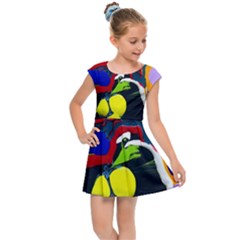 Japan Is So Close-1-1 Kids  Cap Sleeve Dress by bestdesignintheworld