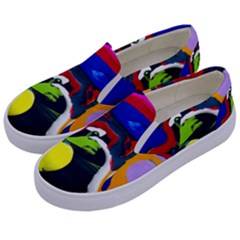 Japan Is So Close-1-1 Kids  Canvas Slip Ons by bestdesignintheworld