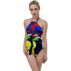 Japan Is So Close-1-1 Go With The Flow One Piece Swimsuit by bestdesignintheworld