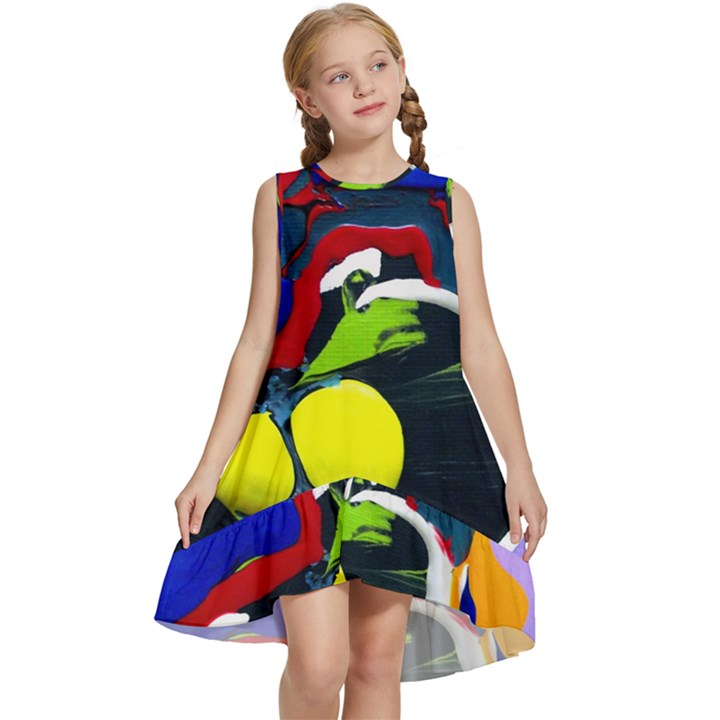 Japan Is So Close-1-1 Kids  Frill Swing Dress