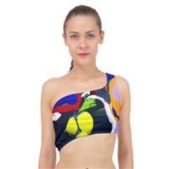 Japan Is So Close-1-1 Spliced Up Bikini Top  by bestdesignintheworld