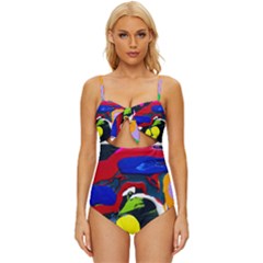 Japan Is So Close-1-1 Knot Front One-piece Swimsuit by bestdesignintheworld