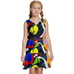 Japan Is So Close-1-1 Kids  Sleeveless Tiered Mini Dress by bestdesignintheworld