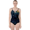 Castle Starry Night Van Gogh Parody Cut Out Top Tankini Set View1