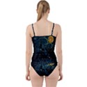 Castle Starry Night Van Gogh Parody Cut Out Top Tankini Set View2