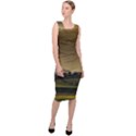 Mountains Village Trees Hills Sleeveless Pencil Dress View3