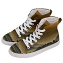 Mountains Village Trees Hills Men s Hi-Top Skate Sneakers View2