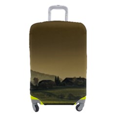 Mountains Village Trees Hills Luggage Cover (small) by Sarkoni