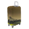 Mountains Village Trees Hills Luggage Cover (Small) View2