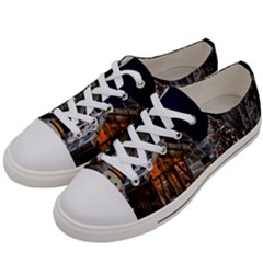 Christmas Landscape Men s Low Top Canvas Sneakers by Sarkoni