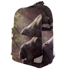 Baby Elephant Watering Hole Classic Backpack by Sarkoni