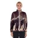 Baby Elephant Watering Hole Women s Bomber Jacket View1