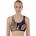 Baby Elephant Watering Hole Back Weave Sports Bra View1