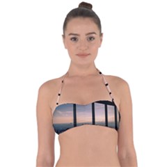 Shibuyasky Shibuya Tokyo Japan Tie Back Bikini Top by Sarkoni