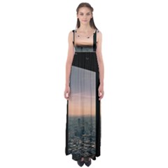 Shibuyasky Shibuya Tokyo Japan Empire Waist Maxi Dress by Sarkoni