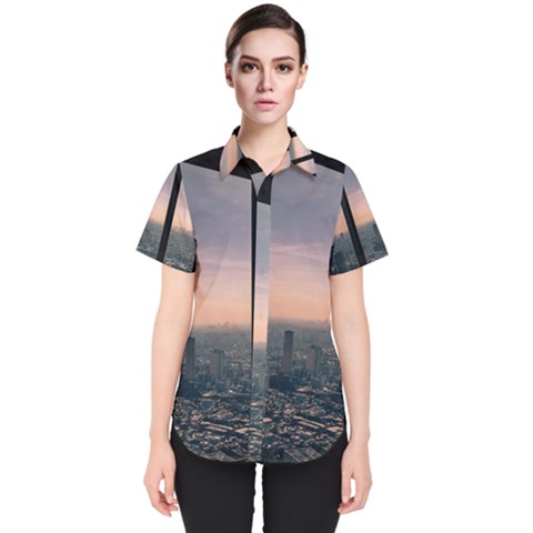 Shibuyasky Shibuya Tokyo Japan Women s Short Sleeve Shirt by Sarkoni