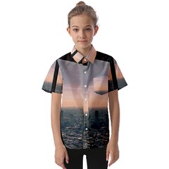 Shibuyasky Shibuya Tokyo Japan Kids  Short Sleeve Shirt by Sarkoni