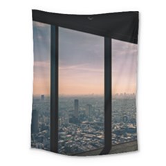 Shibuyasky Shibuya Tokyo Japan Medium Tapestry by Sarkoni