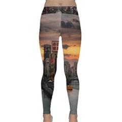 River Buildings City Urban Classic Yoga Leggings by Sarkoni