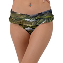 Coast Algae Sea Beach Shore Frill Bikini Bottoms by Sarkoni