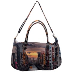 River Buildings City Urban Removable Strap Handbag by Sarkoni