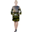 Coast Algae Sea Beach Shore Open Neck Shift Dress View2