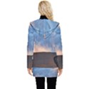 Landscape Sky Clouds Mountain Road Button Up Hooded Coat  View2