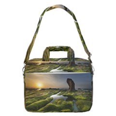 Coast Algae Sea Beach Shore Macbook Pro 16  Shoulder Laptop Bag by Sarkoni